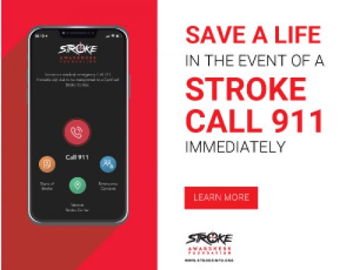 Call 911 when having a stroke